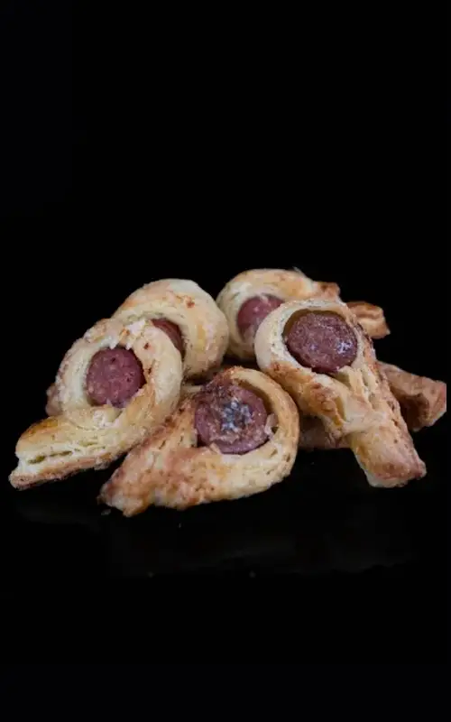 Beef sausage Pastries Gluten Free by l'Artisan
