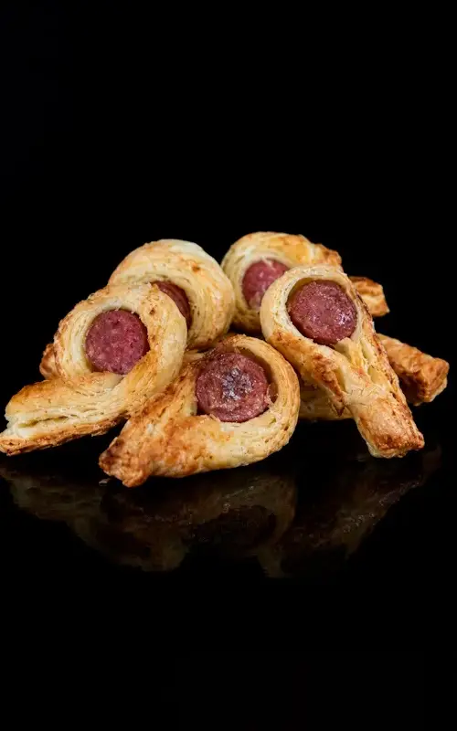 Bag of 10 Beef Sausage puff pastries